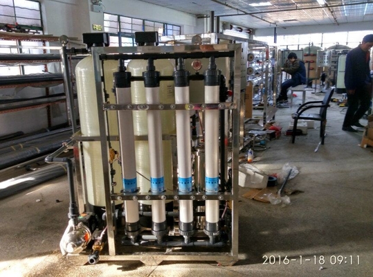 ন্যানোফিল্ট্রেশন ঝিল্লি দ্বারা 2000LPH ন্যানোফিল্ট্রেশন ওয়াটার ট্রিটমেন্ট সিস্টেম