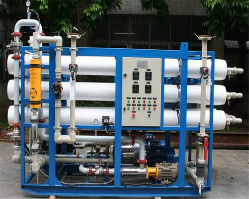 35000 PPM সমুদ্রের জল বিপরীত অসমোসিস প্ল্যান্ট জল প্রস্তুতকারক SS316L উপাদান