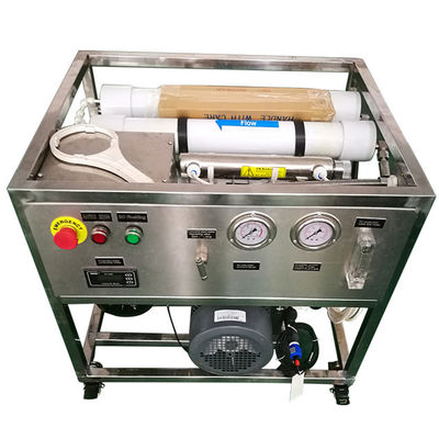4KW সমুদ্রের জল RO উদ্ভিদ, 500LPD সমুদ্রের জল পরিশোধন করার জন্য উদ্ভিদ