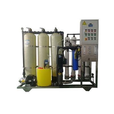 2000L/ঘন্টা আয়রন ম্যাঙ্গানিজ জল ফিল্টার 70% -75% পুনরুদ্ধারের দক্ষতা 450 কেজি