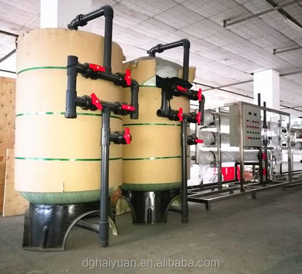 2000L/ঘন্টা আয়রন ম্যাঙ্গানিজ জল ফিল্টার 70% -75% পুনরুদ্ধারের দক্ষতা 450 কেজি